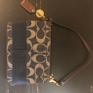 Unique denim wristlet